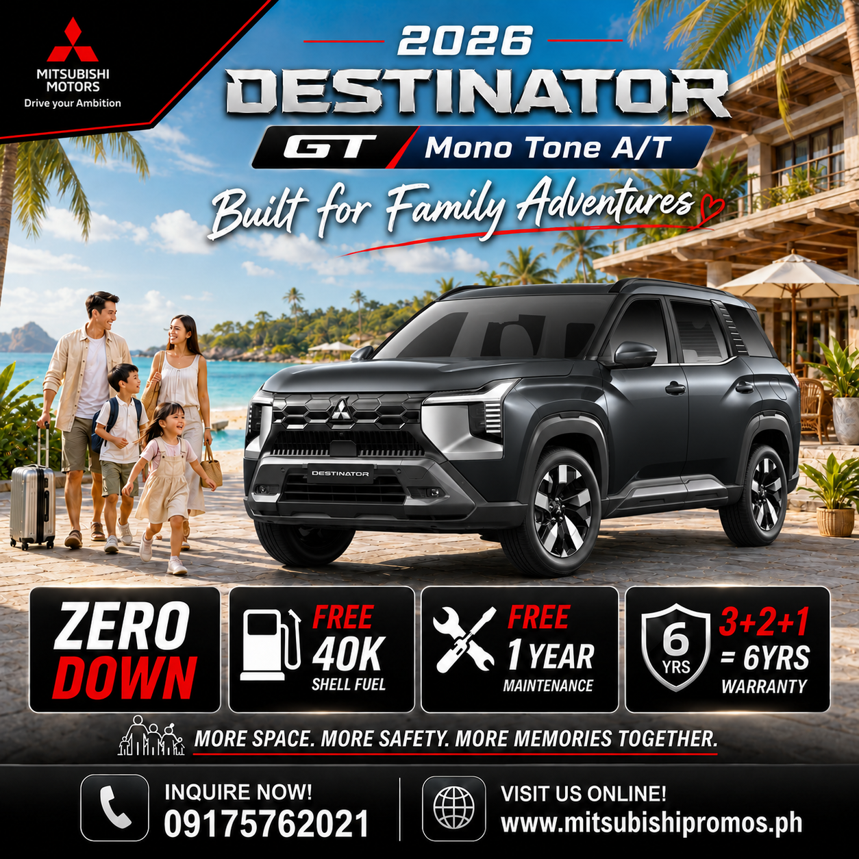 2026 DESTINATOR GT MONO TONE 4x2 A/T 