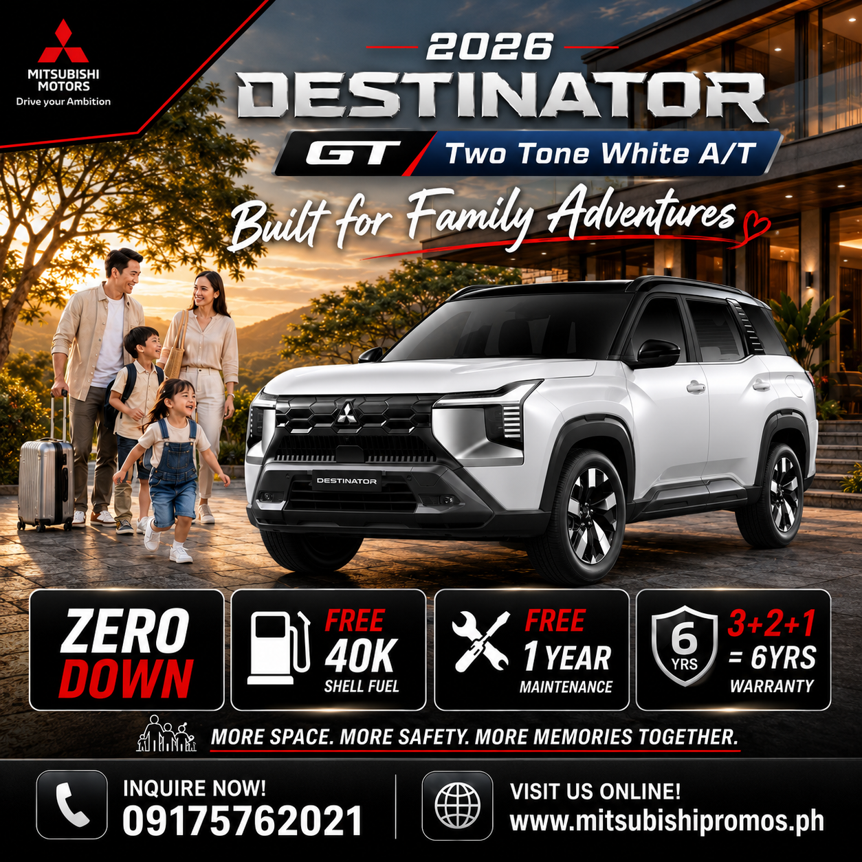 2026 DESTINATOR GT TWO TONE WHITE 4x2 A/T 