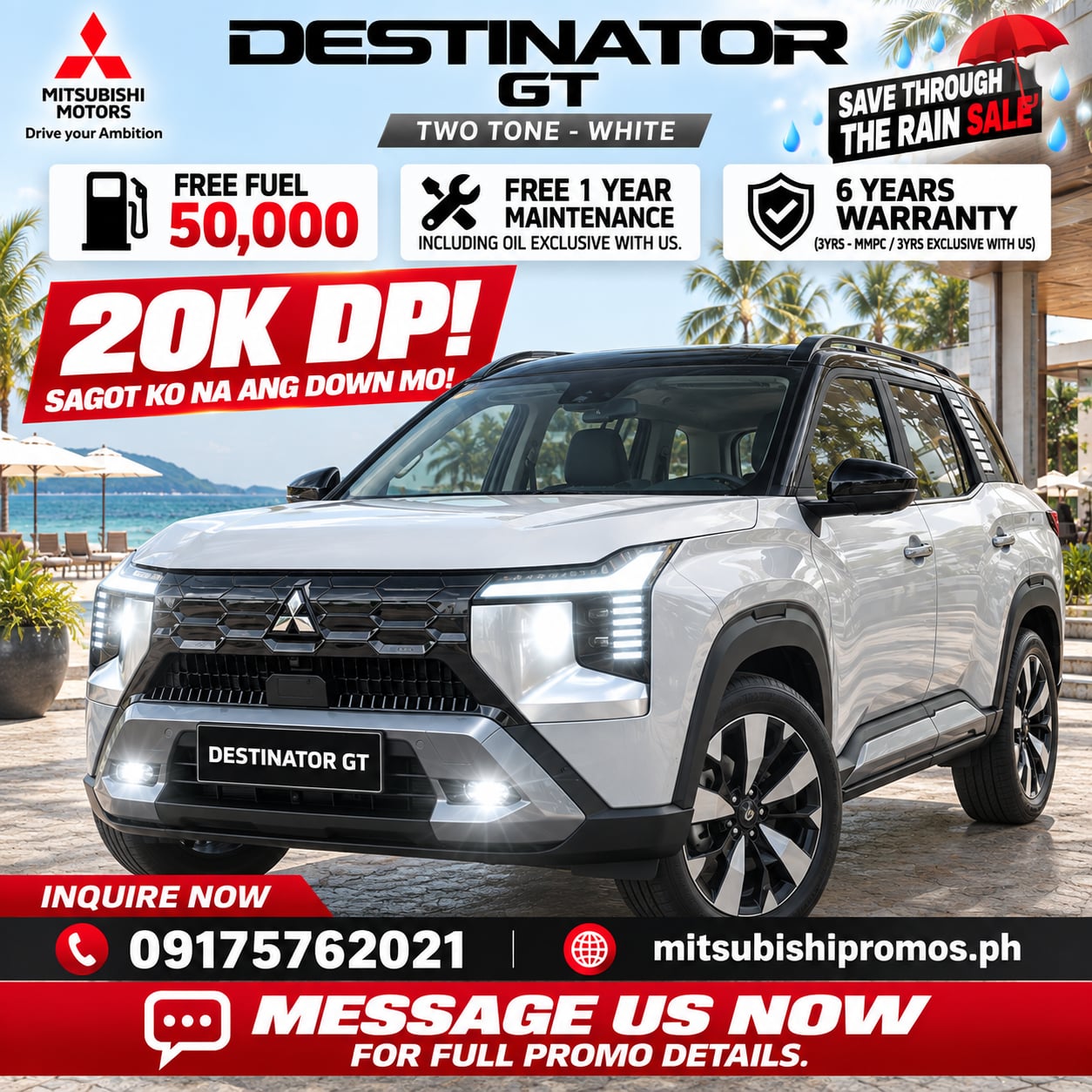 2026 DESTINATOR GT TWO TONE WHITE 4x2 A/T 