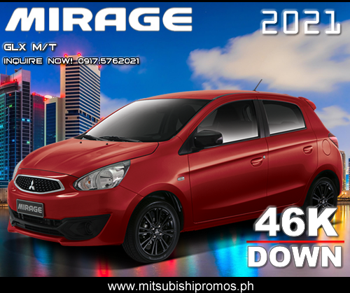 mirage hatchback glx promo