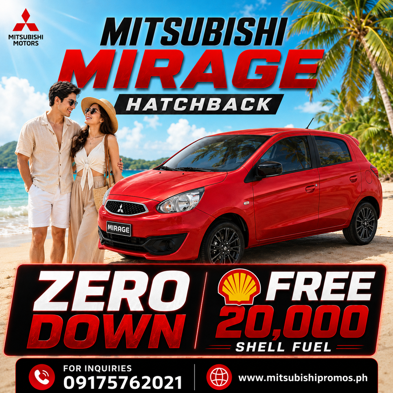 2026 MIRAGE HB GLX A/T