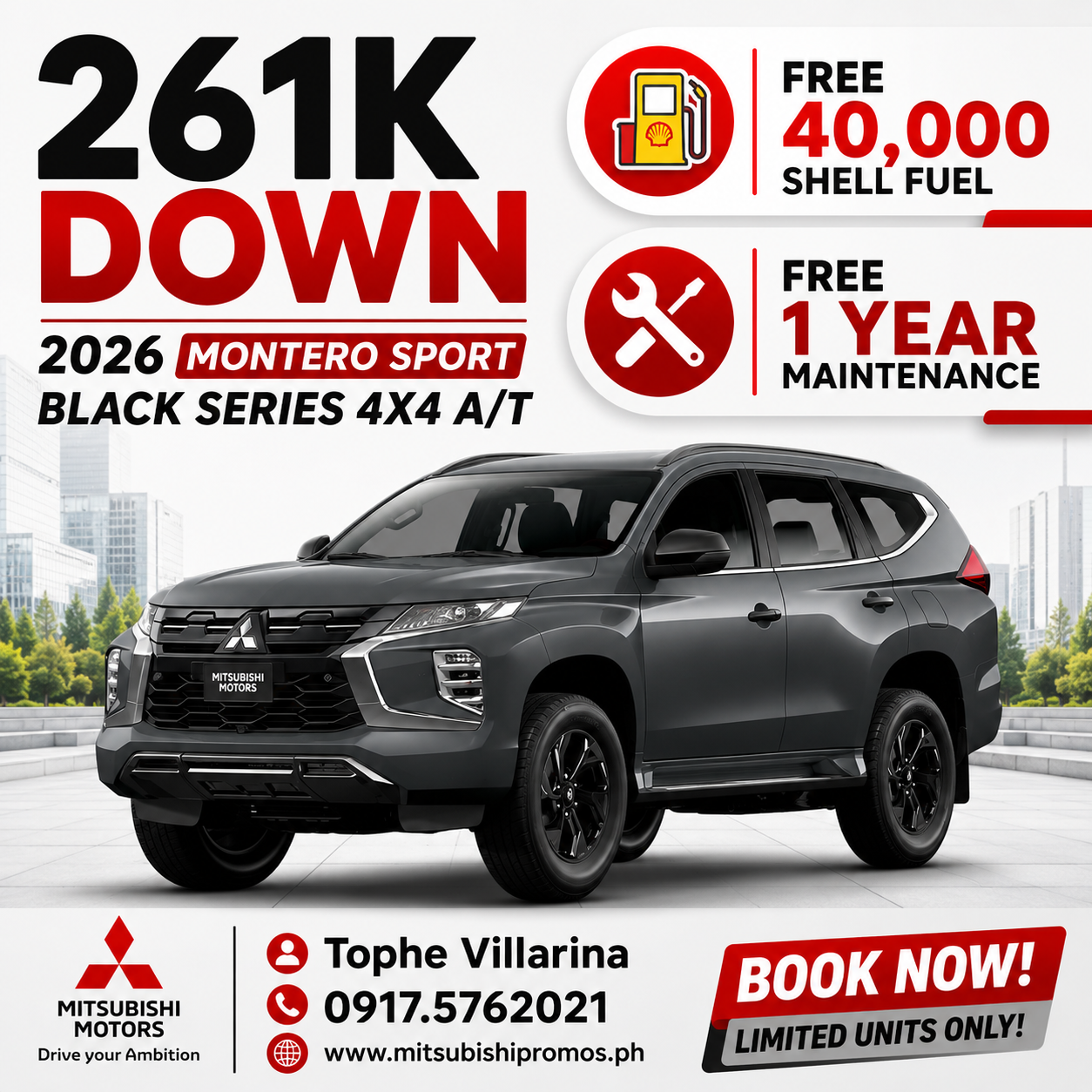 MONTERO SPORT BLACK SERIES A/T 2026