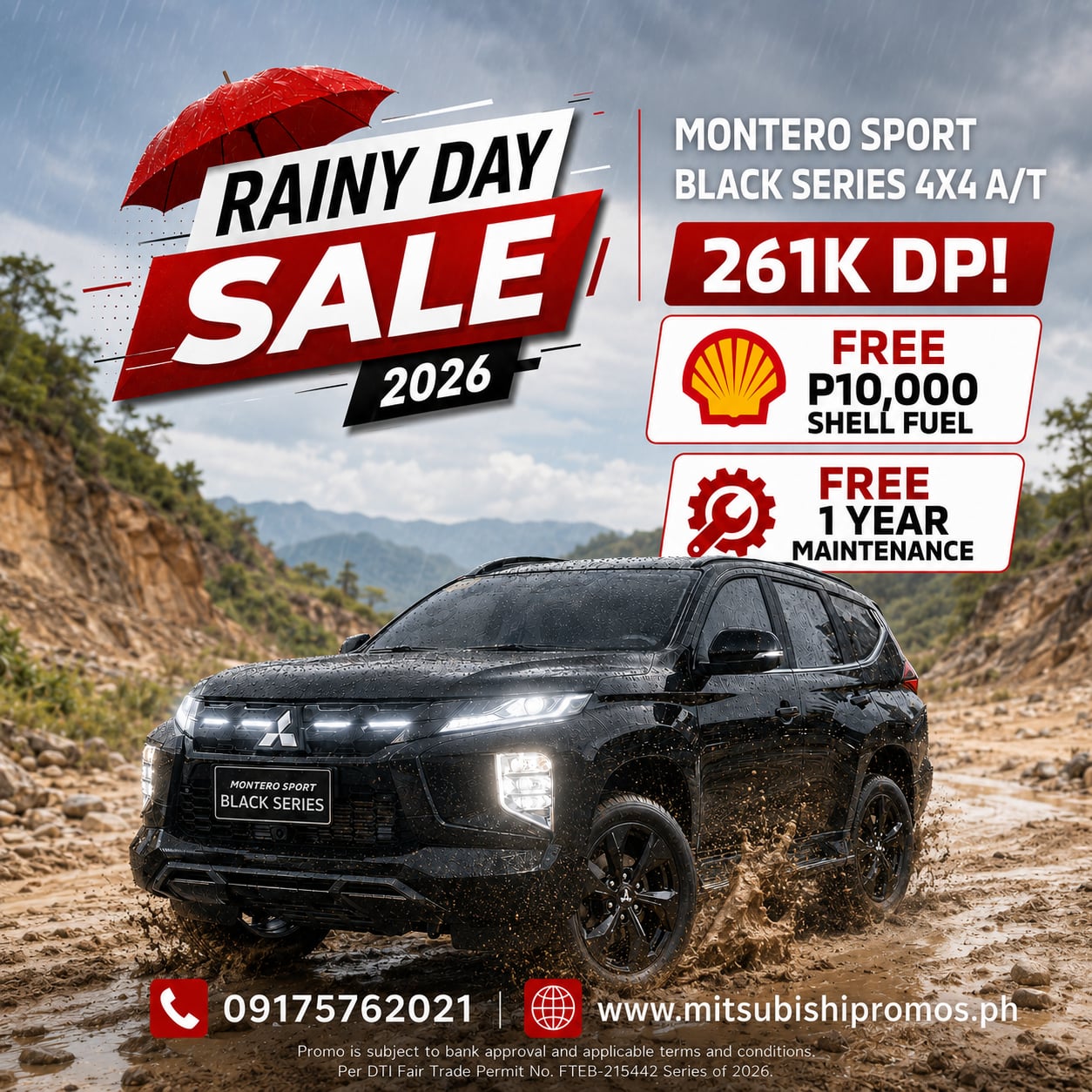 MONTERO SPORT BLACK SERIES 4x4 A/T 2026