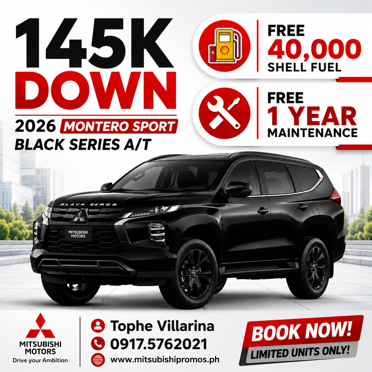 MONTERO SPORT BLACK SERIES A/T 2026