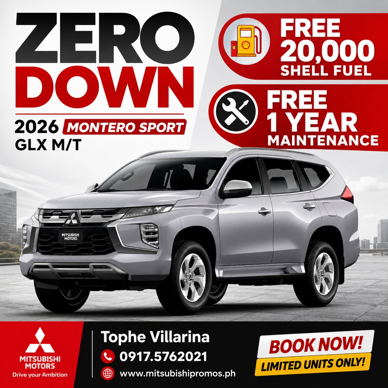 MONTERO SPORT GLX M/T 2026