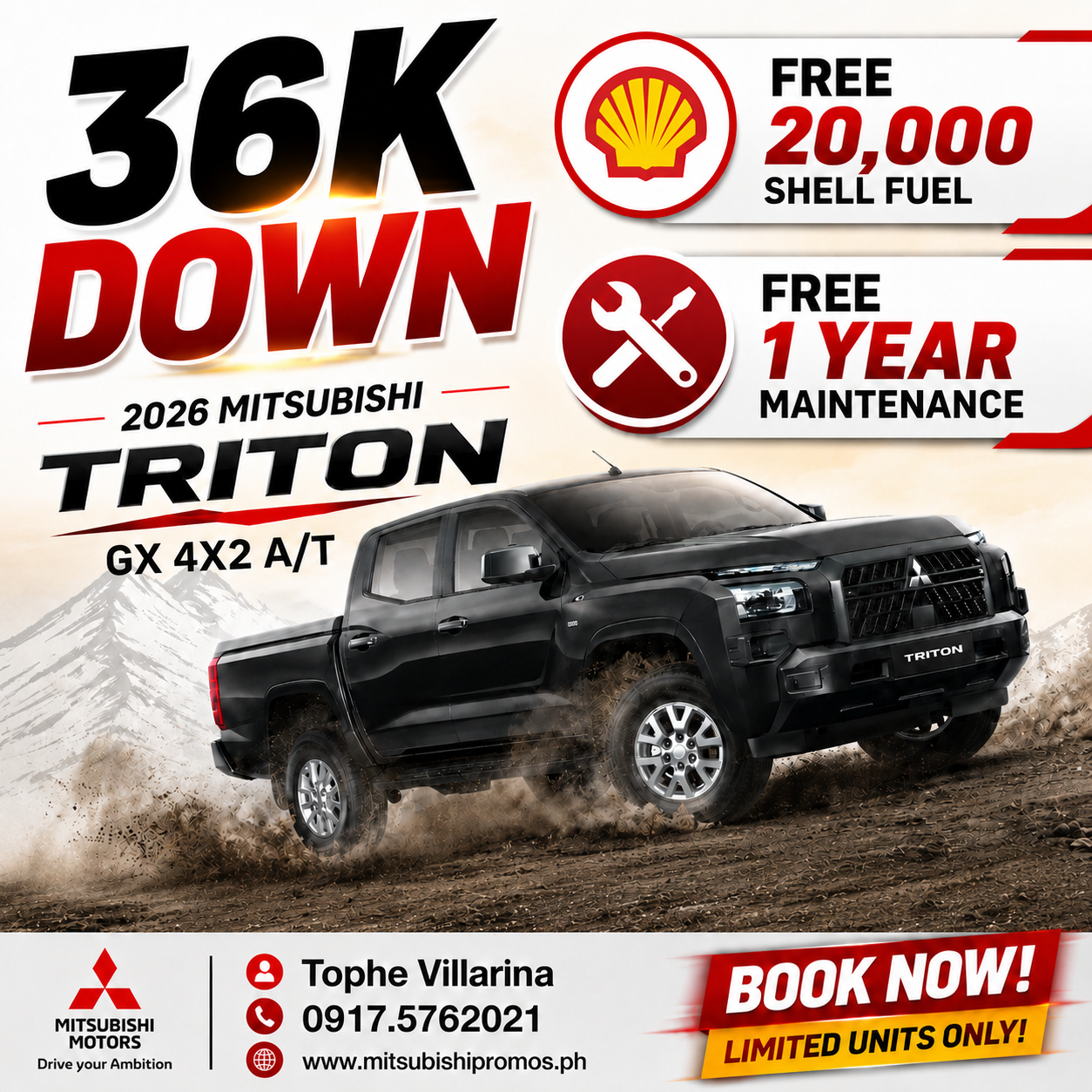 TRITON GX 4X2 A/T 2026